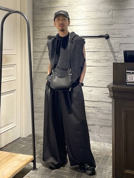 「アイテム（キャップ）」を使った、ウエノ シンヤさん（メンズ・176cm・20代）の夏コーディネート