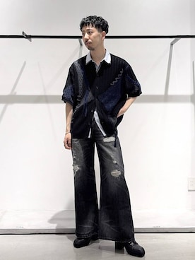 ウエノ シンヤさん（メンズ・176cm）の春コーディネート