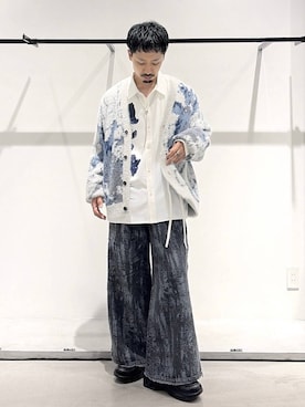 「HARE（ハレ）のアイテム（アクセサリー）」を使った、ウエノ シンヤさん（メンズ・176cm）の秋コーディネート