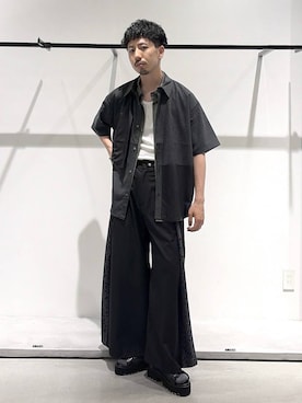 「HARE（ハレ）のアイテム（リング）」を使った、ウエノ シンヤさん（メンズ・176cm）の夏コーディネート
