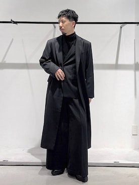 「HARE（ハレ）のアイテム（スラックス）」を使った、ウエノ シンヤさん（メンズ・176cm）の秋コーディネート