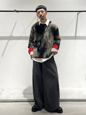 「アイテム（財布）」を使った、ウエノ シンヤさん（メンズ・176cm・20代）の秋コーディネート