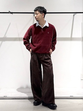 「HARE（ハレ）のアイテム（シューズ）」を使った、ウエノ シンヤさん（メンズ・176cm）の秋コーディネート
