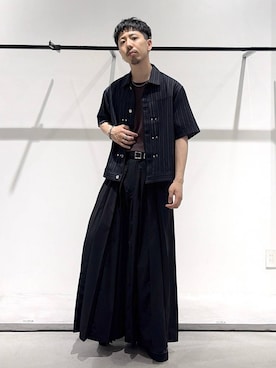 「HARE（ハレ）のアイテム（アクセサリー）」を使った、ウエノ シンヤさん（メンズ・176cm）の春コーディネート