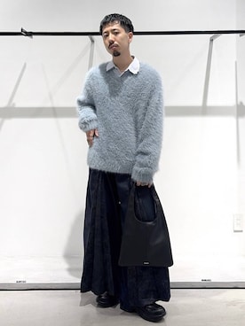 「HARE（ハレ）のアイテム（アクセサリー）」を使った、ウエノ シンヤさん（メンズ・176cm）の秋コーディネート