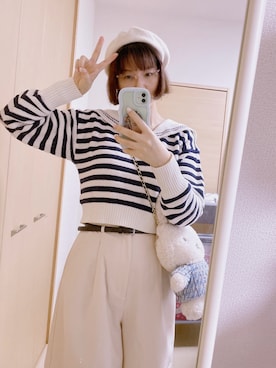 「dazzlin（ダズリン）のアイテム」を使った、Klara さん（骨格ウェーブ・レディース・173cm）の春コーディネート