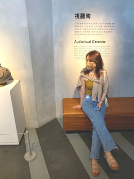 「MANGO（マンゴ）のアイテム（ジャケット/アウター）」を使った、eyenosemouth さん（レディース・166cm）の春コーディネート