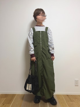 「PENNEYS（ぺニーズ）のアイテム」を使った、taaacoさん（レディース・154cm）の秋コーディネート