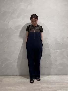 「URBAN RESEARCH（アーバンリサーチ）のアイテム（オールインワン・サロペット）」を使った、JINさん（レディース・155cm）の夏コーディネート