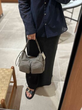 「アイテム（リング、ホワイト系）」を使った、JINさん（レディース・155cm）の夏コーディネート