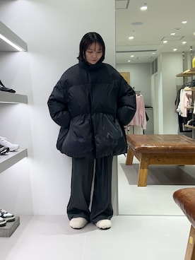 「アイテム（その他アウター）」を使った、JINさん（レディース・155cm）の冬コーディネート