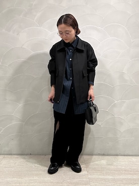 「イチ推しジャケットスタイル」｜「アイテム（その他アウター）」を使った、JINさん（レディース・155cm）の秋コーディネート