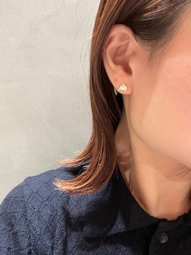 「URBAN RESEARCH（アーバンリサーチ）のアイテム（ピアス（両耳用））」を使った、JINさん（レディース・155cm）の冬コーディネート