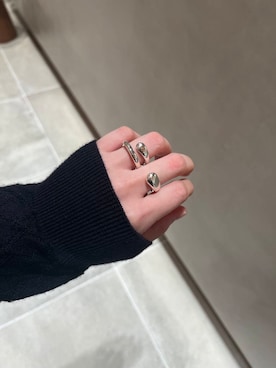 「URBAN RESEARCH（アーバンリサーチ）のアイテム（リング）」を使った、JINさん（レディース・155cm）の冬コーディネート