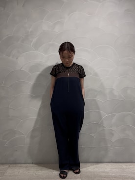 「URBAN RESEARCH（アーバンリサーチ）のアイテム（オールインワン・サロペット）」を使った、JINさん（レディース・155cm）の夏コーディネート