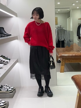 「URBAN RESEARCH（アーバンリサーチ）のアイテム」を使った、JINさん（レディース・155cm）の秋コーディネート