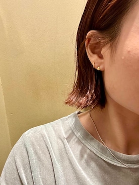 「URBAN RESEARCH（アーバンリサーチ）のアイテム（ピアス（両耳用））」を使った、JINさん（レディース・155cm）の夏コーディネート