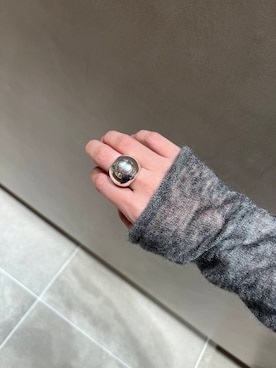 「URBAN RESEARCH（アーバンリサーチ）のアイテム（リング）」を使った、JINさん（レディース・155cm）の冬コーディネート