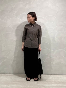 「PAES（ペイズ）のアイテム」を使った、JINさん（レディース・155cm）の夏コーディネート