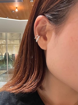 「URBAN RESEARCH（アーバンリサーチ）のアイテム（イヤリング）」を使った、JINさん（レディース・155cm）の秋コーディネート