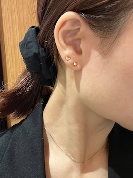 「URBAN RESEARCH（アーバンリサーチ）のアイテム（ピアス（両耳用））」を使った、JINさん（レディース・155cm）の冬コーディネート