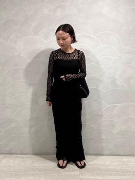 「PAES（ペイズ）のアイテム」を使った、JINさん（レディース・155cm）の夏コーディネート