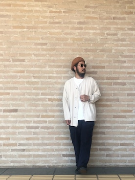 「麻パンツ」｜omata takayaさん（メンズ・172cm）の夏コーディネート