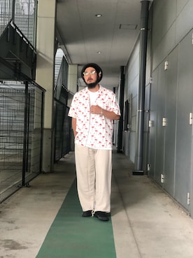 omata takayaさん（メンズ・172cm）の夏コーディネート