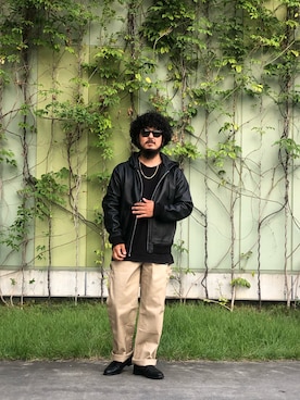 「schott（ショット）のSchott/ショット/TC PAINTER PANTS/ペインターパンツ（その他パンツ）」を使った、omata takayaさん（メンズ・172cm）の秋コーディネート