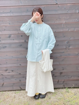 「select MOCA by son（セレクトモカバイソン）のアイテム（バッグ）」を使った、eicoさん（レディース・159cm）の春コーディネート