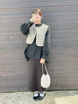 「I_am（アイアム）のアイテム（バッグ）」を使った、eicoさん（レディース・159cm）の秋コーディネート