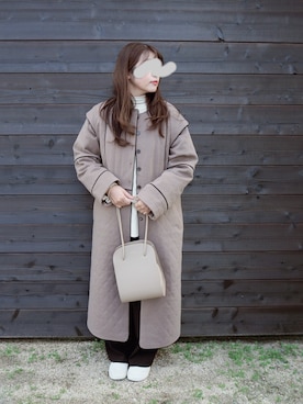 Amiur（エミレ）の「bicolor quilting coat（その他アウター）」 - WEAR