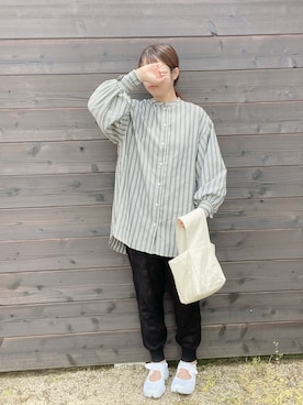 「select MOCA by son（セレクトモカバイソン）のアイテム（パンツ）」を使った、eicoさん（レディース・159cm）の春コーディネート