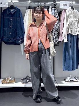 「LAKOLE（ラコレ）のアイテム」を使った、shinoさん（レディース・162cm）の秋コーディネート