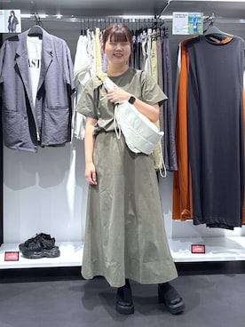 「LAKOLE（ラコレ）のアイテム（サンダル）」を使った、shinoさん（レディース・162cm）の夏コーディネート