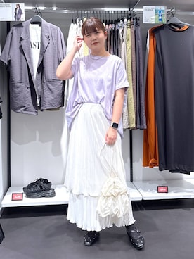 「LAKOLE（ラコレ）のアイテム（パンプス）」を使った、shinoさん（レディース・162cm）の夏コーディネート