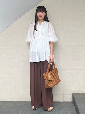 安孫子さん(レディース・155cm)の春コーディネート