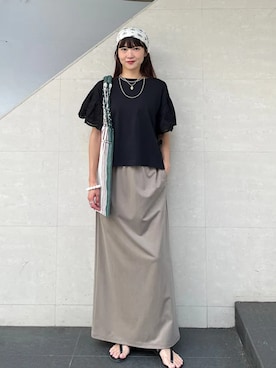 安孫子さん(レディース・155cm)の夏コーディネート