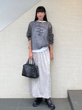 安孫子さん(レディース・155cm)の秋コーディネート