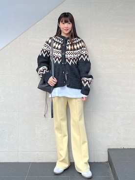 安孫子さん(レディース・155cm)の冬コーディネート