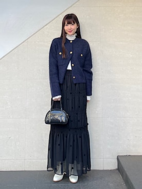 安孫子さん（レディース・155cm）の冬コーディネート