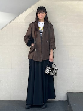 安孫子さん(レディース・155cm)の夏コーディネート