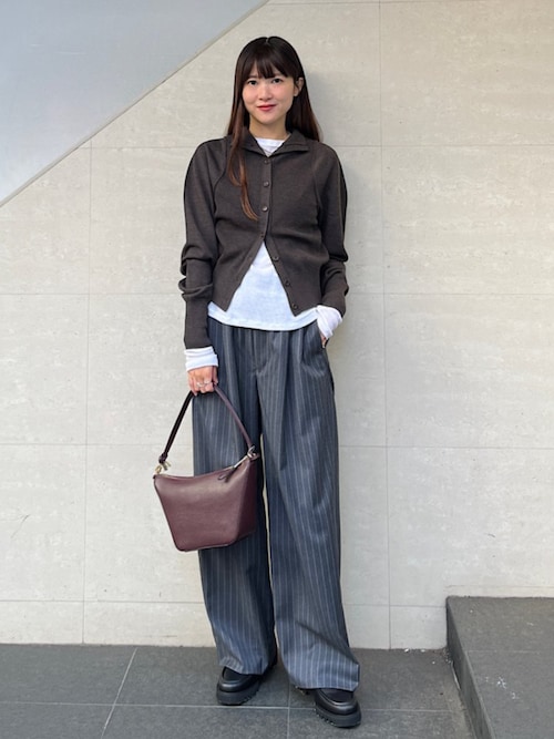 セール】s.oyamadaコラボ:〈手洗い可能〉シアー テレコ ロング