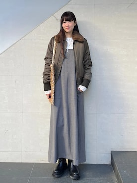 安孫子さん（レディース・155cm）の冬コーディネート