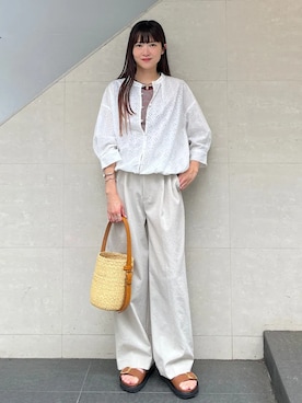 安孫子さん(レディース・155cm)の夏コーディネート