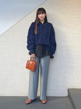 安孫子さん（レディース・155cm）の冬コーディネート