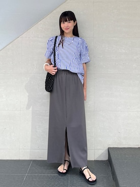 安孫子さん(レディース・155cm)の夏コーディネート