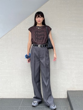 安孫子さん(レディース・155cm)の夏コーディネート
