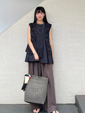 安孫子さん(レディース・155cm)の夏コーディネート