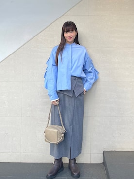 安孫子さん（レディース・155cm）の冬コーディネート